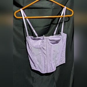Purple corset